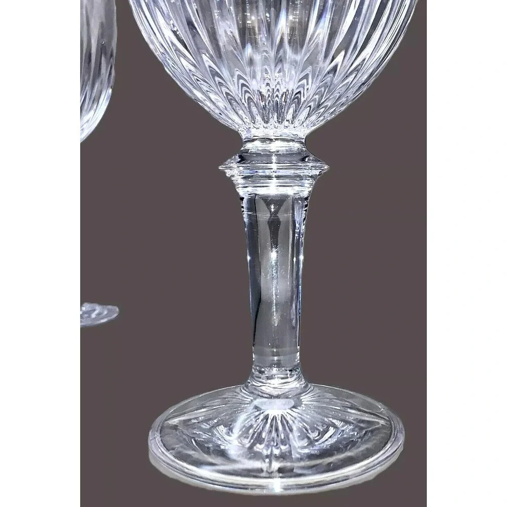 6 Unbreakable Acrylic Wine Water Goblets Glasses High-End / Heavy-Duty Quality
